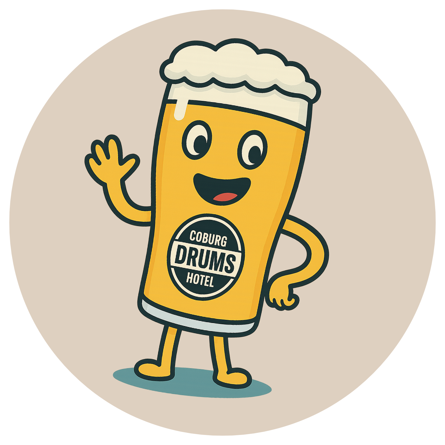 250 x CUSTOM ROUND BEER COASTERS